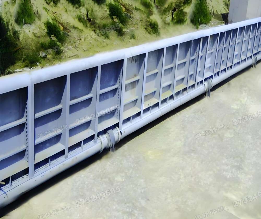 淇县河道底轴钢坝
