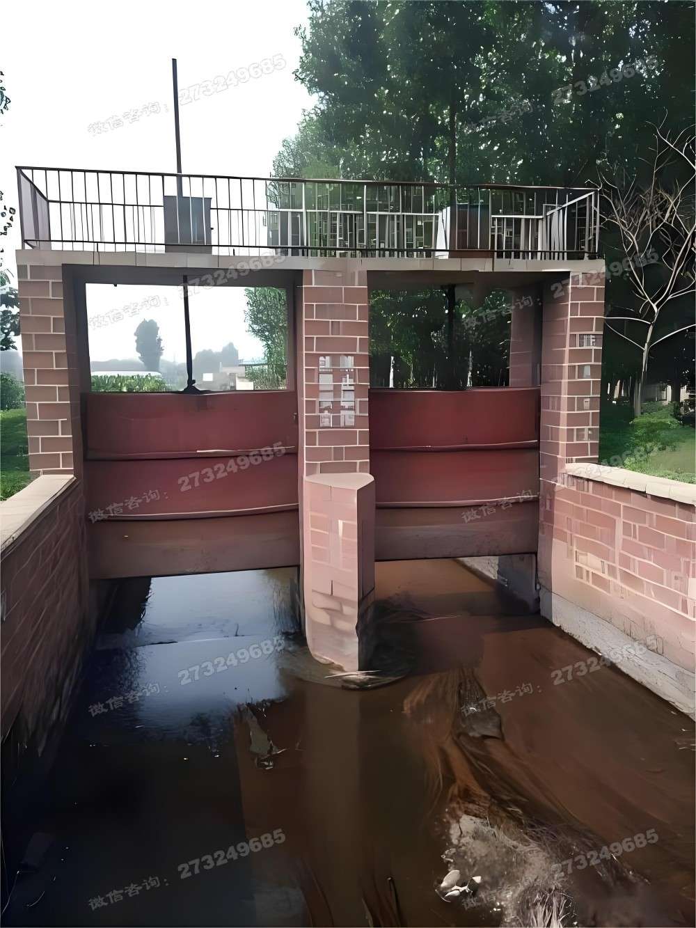 抚顺双孔农田灌溉渠道闸门
