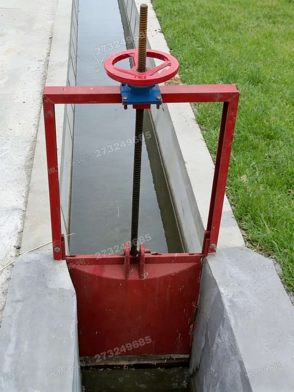 库伦旗小型渠道铸铁闸门