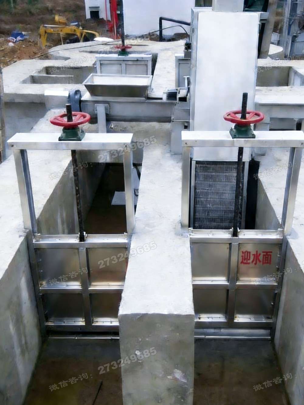 馆陶不锈钢双吊闸门