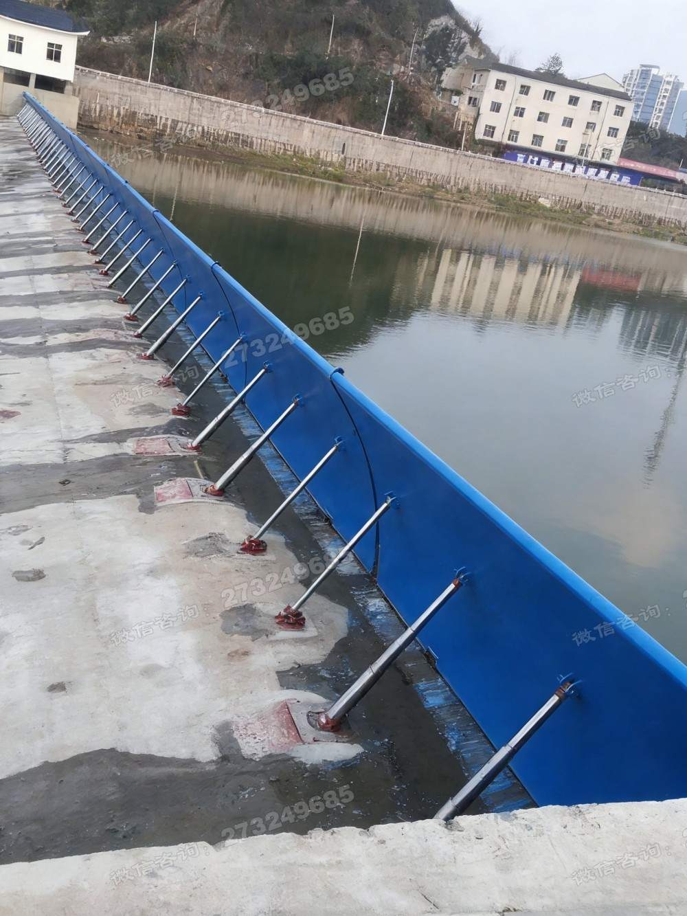 扬中合页式液压钢坝