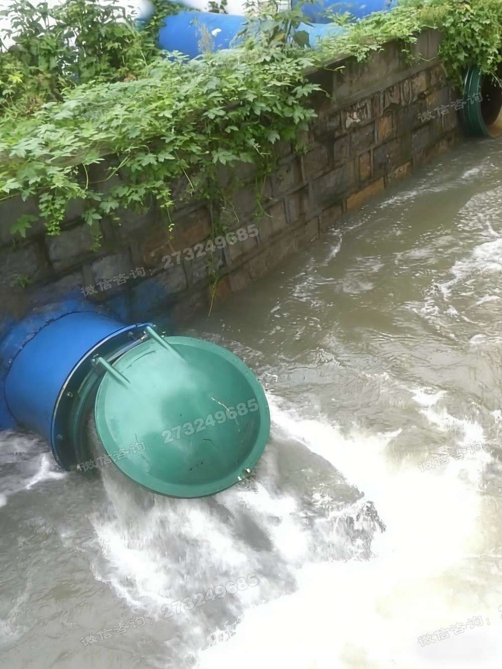 管道口铸铁拍门
