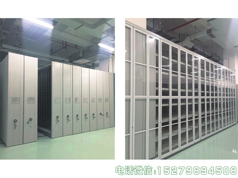 层板悬臂式折叠门文物储藏架