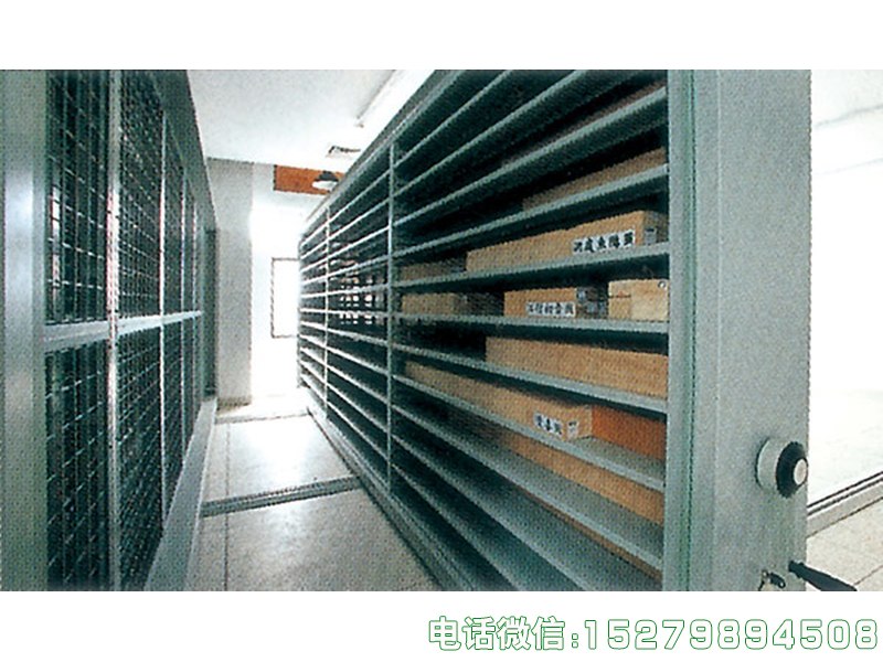 美术馆层板网格式移动密集架