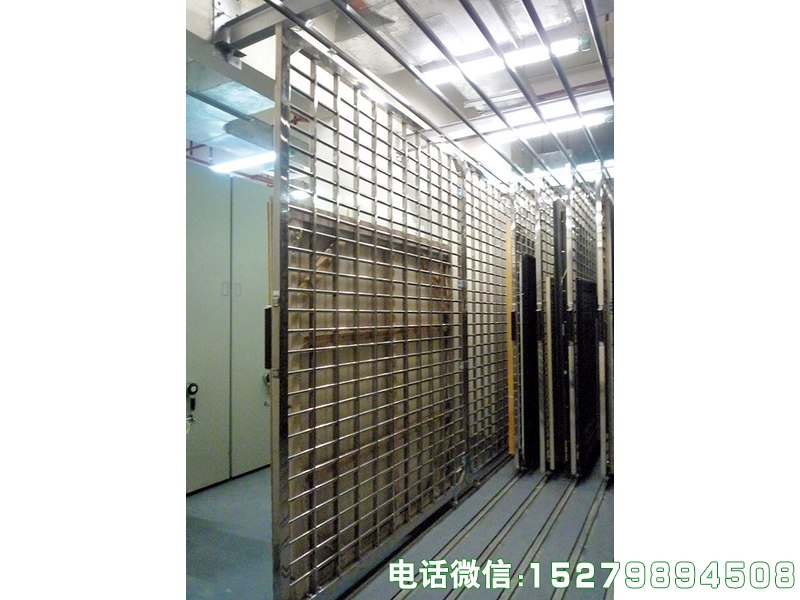 美术馆移动格栅挂网画架