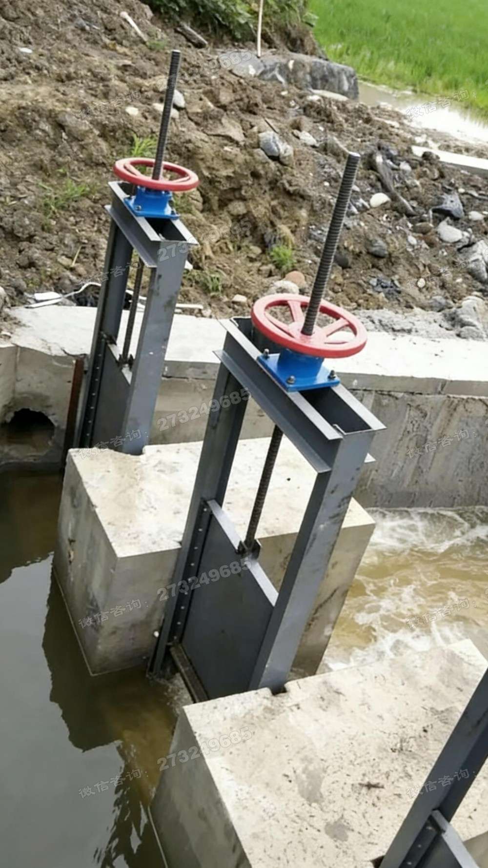龙泉多联钢制渠道闸门