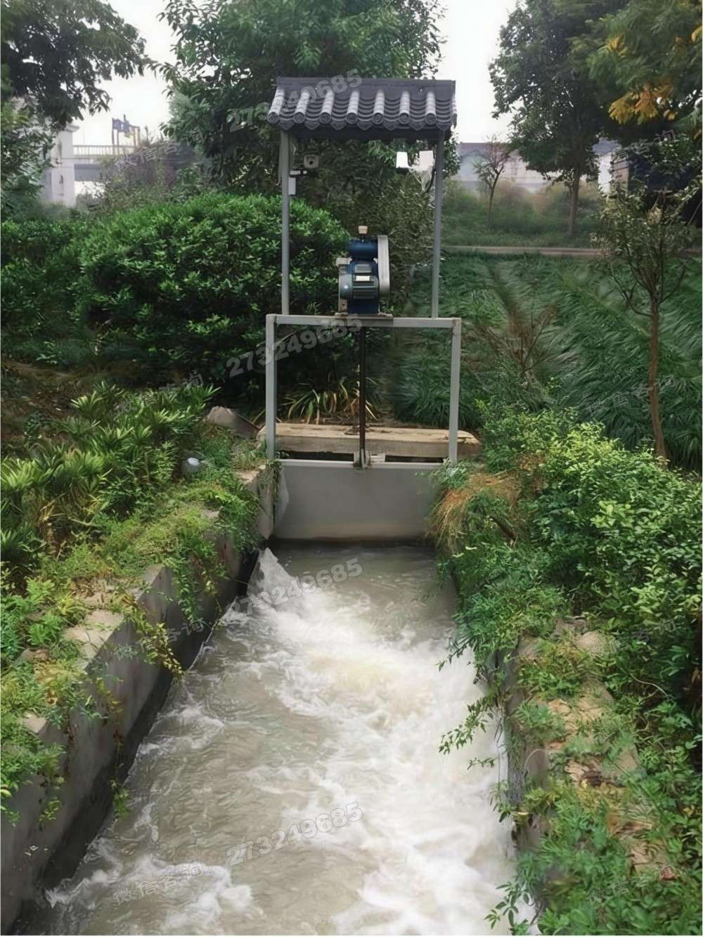 会同县带防雨棚电动闸门