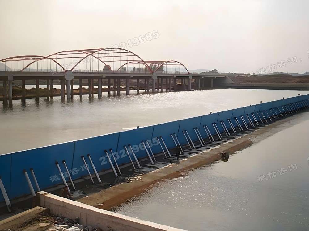 莱西桥梁配套液压钢坝