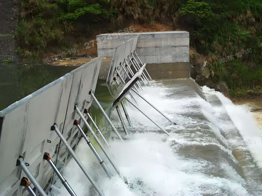 鹤山生态治理液压钢坝