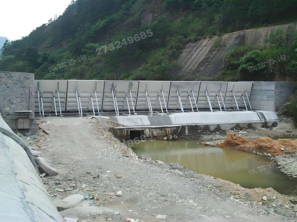 周宁县山区河道液压钢坝